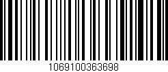 Código de barras (EAN, GTIN, SKU, ISBN): '1069100363698'