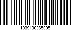 Código de barras (EAN, GTIN, SKU, ISBN): '1069100365005'