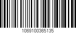 Código de barras (EAN, GTIN, SKU, ISBN): '1069100365135'