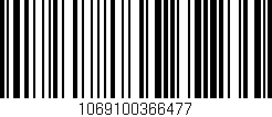 Código de barras (EAN, GTIN, SKU, ISBN): '1069100366477'