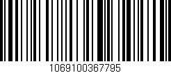 Código de barras (EAN, GTIN, SKU, ISBN): '1069100367795'