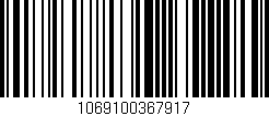 Código de barras (EAN, GTIN, SKU, ISBN): '1069100367917'