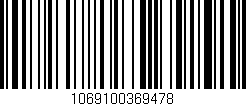 Código de barras (EAN, GTIN, SKU, ISBN): '1069100369478'