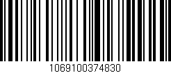 Código de barras (EAN, GTIN, SKU, ISBN): '1069100374830'