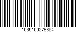 Código de barras (EAN, GTIN, SKU, ISBN): '1069100375684'