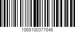 Código de barras (EAN, GTIN, SKU, ISBN): '1069100377046'