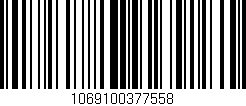 Código de barras (EAN, GTIN, SKU, ISBN): '1069100377558'