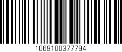 Código de barras (EAN, GTIN, SKU, ISBN): '1069100377794'