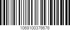 Código de barras (EAN, GTIN, SKU, ISBN): '1069100378678'