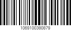 Código de barras (EAN, GTIN, SKU, ISBN): '1069100380879'