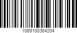 Código de barras (EAN, GTIN, SKU, ISBN): '1069100384204'