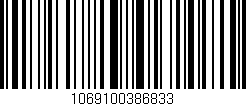 Código de barras (EAN, GTIN, SKU, ISBN): '1069100386833'