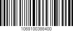 Código de barras (EAN, GTIN, SKU, ISBN): '1069100388400'