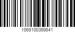 Código de barras (EAN, GTIN, SKU, ISBN): '1069100389841'