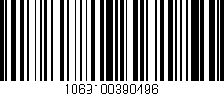 Código de barras (EAN, GTIN, SKU, ISBN): '1069100390496'