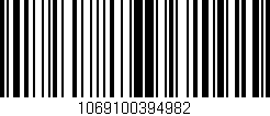 Código de barras (EAN, GTIN, SKU, ISBN): '1069100394982'