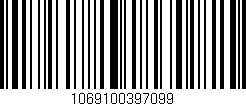Código de barras (EAN, GTIN, SKU, ISBN): '1069100397099'