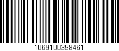 Código de barras (EAN, GTIN, SKU, ISBN): '1069100398461'