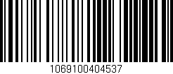 Código de barras (EAN, GTIN, SKU, ISBN): '1069100404537'