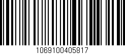 Código de barras (EAN, GTIN, SKU, ISBN): '1069100405817'