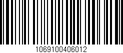 Código de barras (EAN, GTIN, SKU, ISBN): '1069100406012'