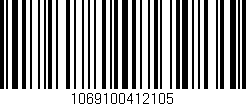 Código de barras (EAN, GTIN, SKU, ISBN): '1069100412105'