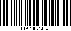 Código de barras (EAN, GTIN, SKU, ISBN): '1069100414048'