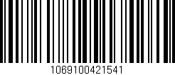 Código de barras (EAN, GTIN, SKU, ISBN): '1069100421541'