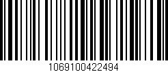 Código de barras (EAN, GTIN, SKU, ISBN): '1069100422494'