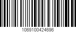 Código de barras (EAN, GTIN, SKU, ISBN): '1069100424696'