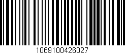 Código de barras (EAN, GTIN, SKU, ISBN): '1069100426027'