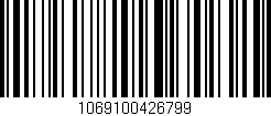 Código de barras (EAN, GTIN, SKU, ISBN): '1069100426799'