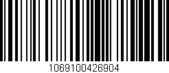 Código de barras (EAN, GTIN, SKU, ISBN): '1069100426904'