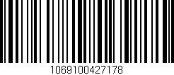 Código de barras (EAN, GTIN, SKU, ISBN): '1069100427178'