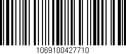 Código de barras (EAN, GTIN, SKU, ISBN): '1069100427710'