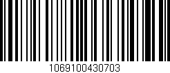 Código de barras (EAN, GTIN, SKU, ISBN): '1069100430703'