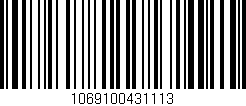 Código de barras (EAN, GTIN, SKU, ISBN): '1069100431113'