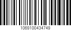 Código de barras (EAN, GTIN, SKU, ISBN): '1069100434749'