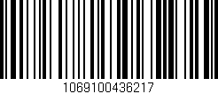 Código de barras (EAN, GTIN, SKU, ISBN): '1069100436217'