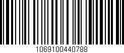 Código de barras (EAN, GTIN, SKU, ISBN): '1069100440788'
