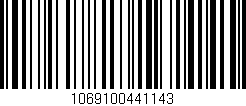 Código de barras (EAN, GTIN, SKU, ISBN): '1069100441143'