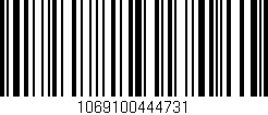 Código de barras (EAN, GTIN, SKU, ISBN): '1069100444731'