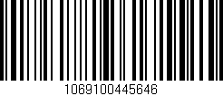 Código de barras (EAN, GTIN, SKU, ISBN): '1069100445646'