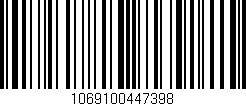 Código de barras (EAN, GTIN, SKU, ISBN): '1069100447398'