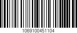 Código de barras (EAN, GTIN, SKU, ISBN): '1069100451104'