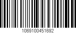 Código de barras (EAN, GTIN, SKU, ISBN): '1069100451692'