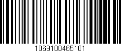 Código de barras (EAN, GTIN, SKU, ISBN): '1069100465101'