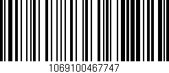Código de barras (EAN, GTIN, SKU, ISBN): '1069100467747'