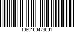 Código de barras (EAN, GTIN, SKU, ISBN): '1069100476091'