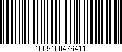 Código de barras (EAN, GTIN, SKU, ISBN): '1069100476411'